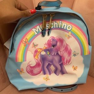 Moschino my little pony small backpack RARE NWT